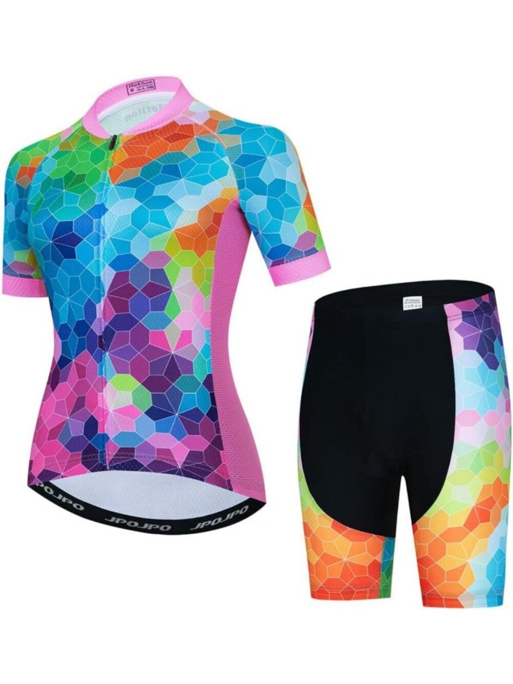 Summer Women's Cycling Jersey Set - Short Sleeve MTB Shirt & Shorts Kit for